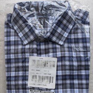 J. Crew Lundlow Shirt in Heritage Blue Plaid (Men)